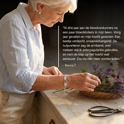 Bloedverdunner Armband