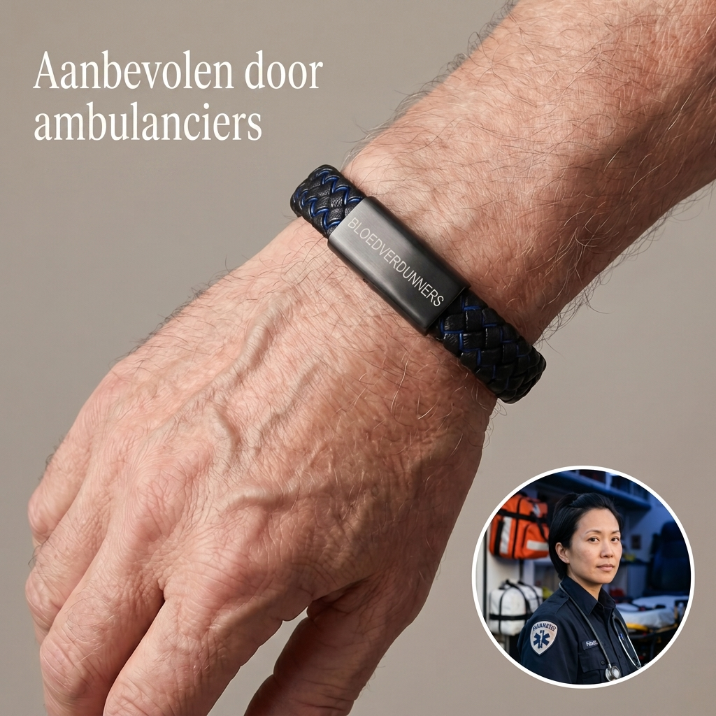Bloedverdunner Armband voor mannen