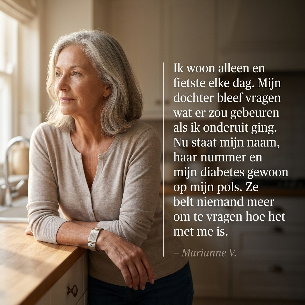 Medi Armband met Persoonlijke ID Gravering
