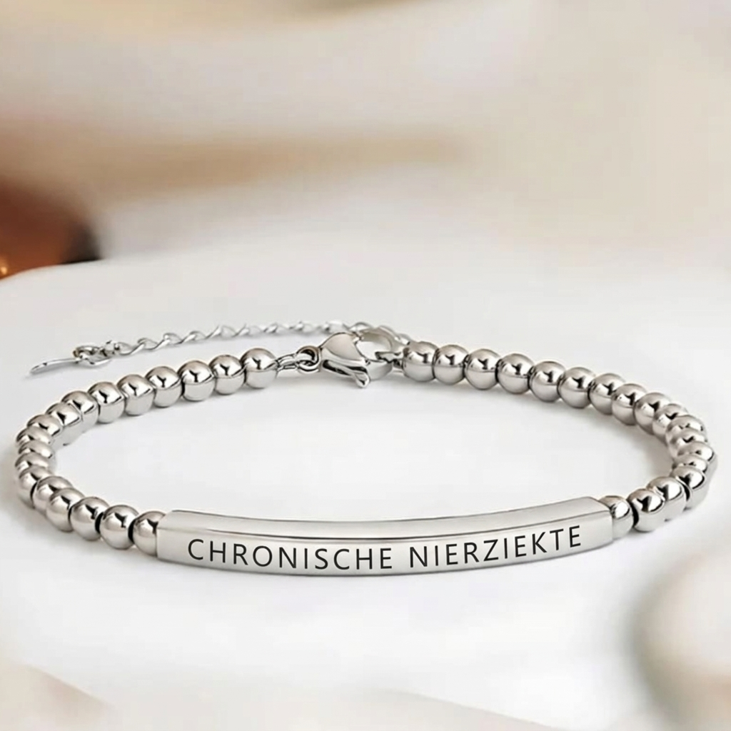 Nierziekte Armband Slim