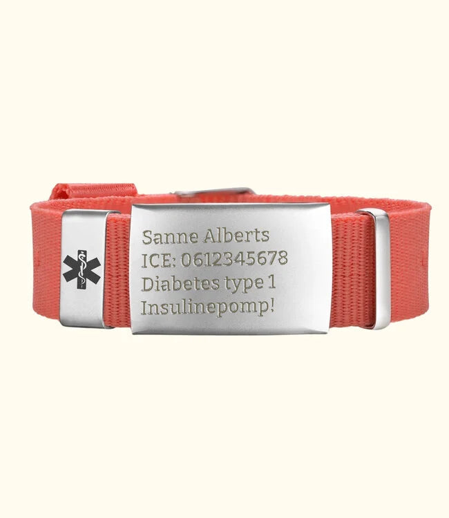Medi Armband met Persoonlijke ID Gravering
